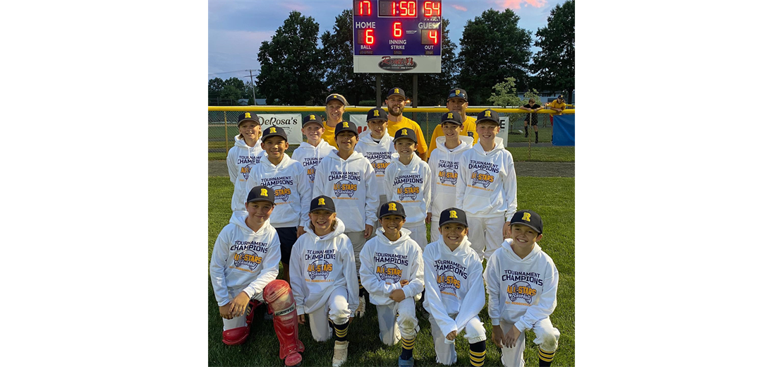 2022 Late 11U Baseball Tournament Champions