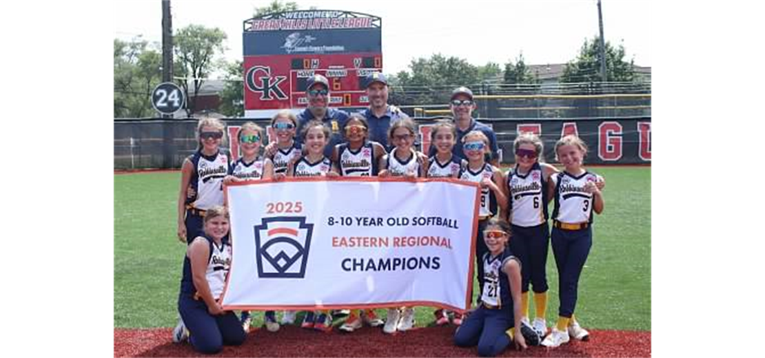 2025 8-9-10 Yr Old Softball Eastern Regional Champions